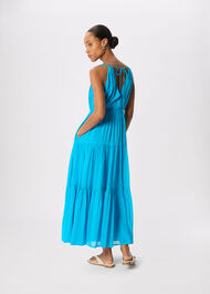 Cotton Maxi V Neck Sundress