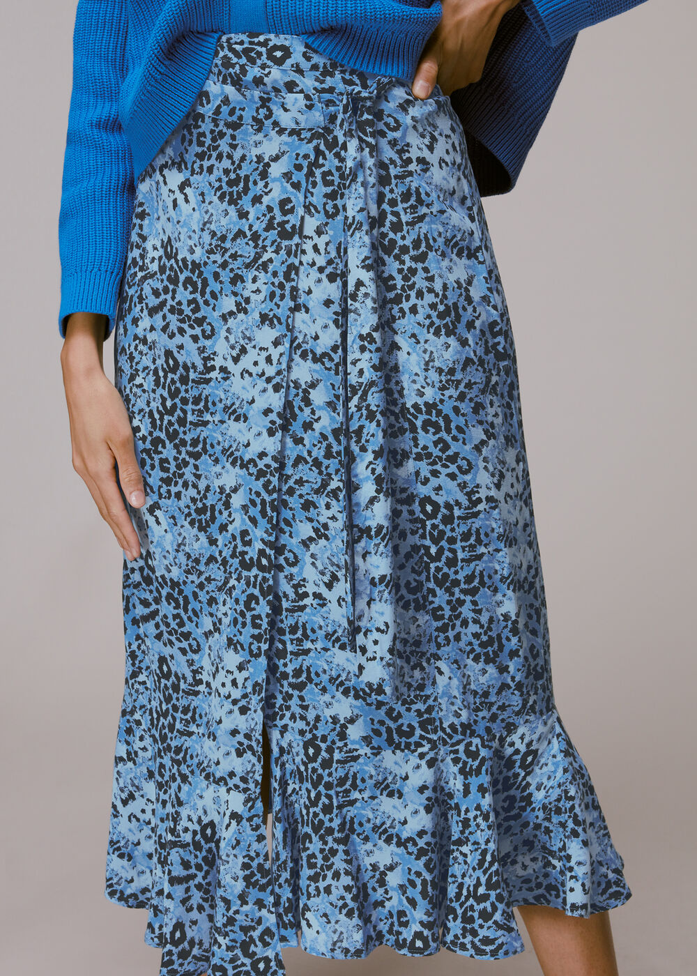 Hyena Spot Wrap Skirt