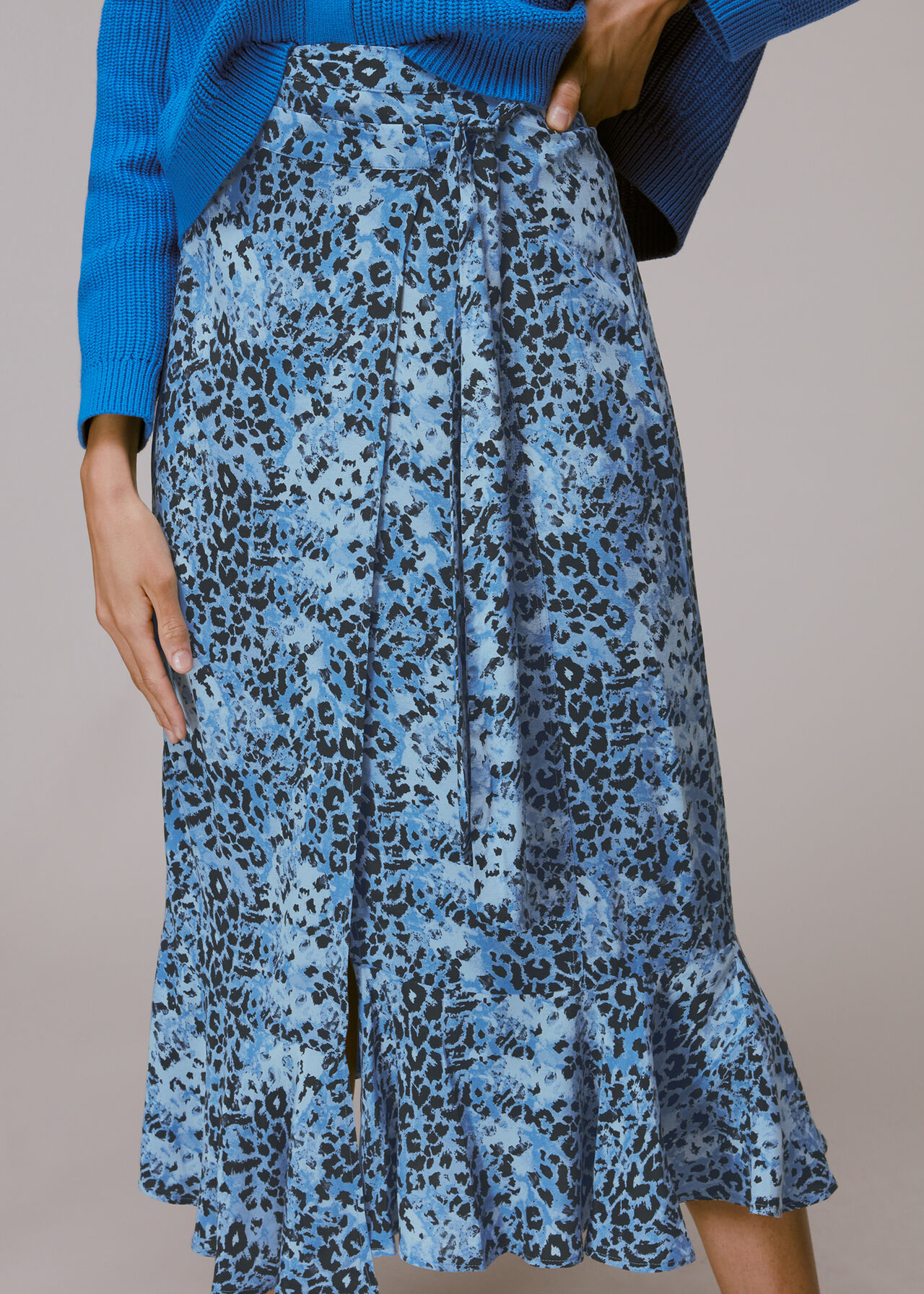 Hyena Spot Wrap Skirt