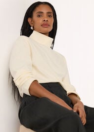 Long Sleeve Funnel Neck Jersey