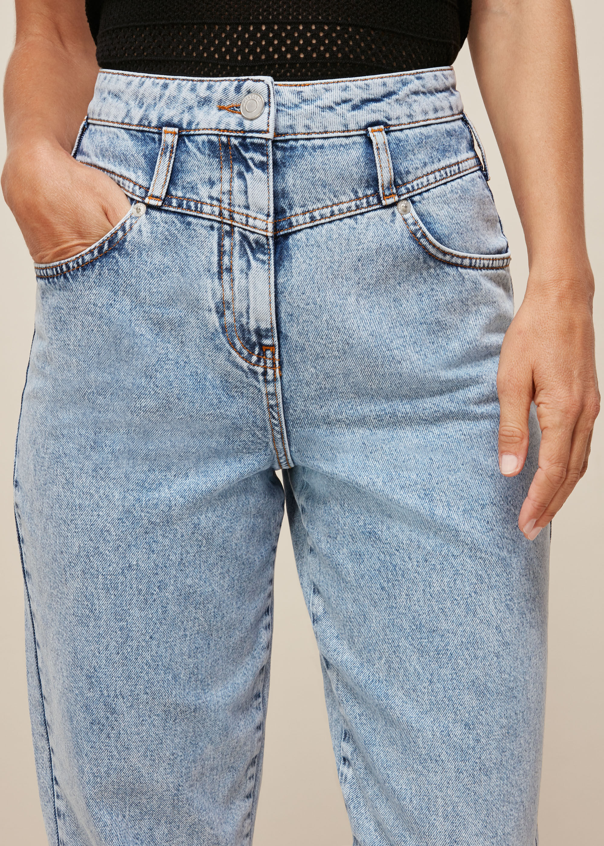 Acid Wash Acid Wash Denim Jean | WHISTLES | Whistles