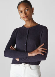 Annie Sparkle Cardigan Navy