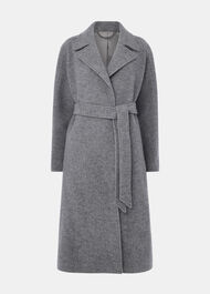 Long Belted Wool Coat