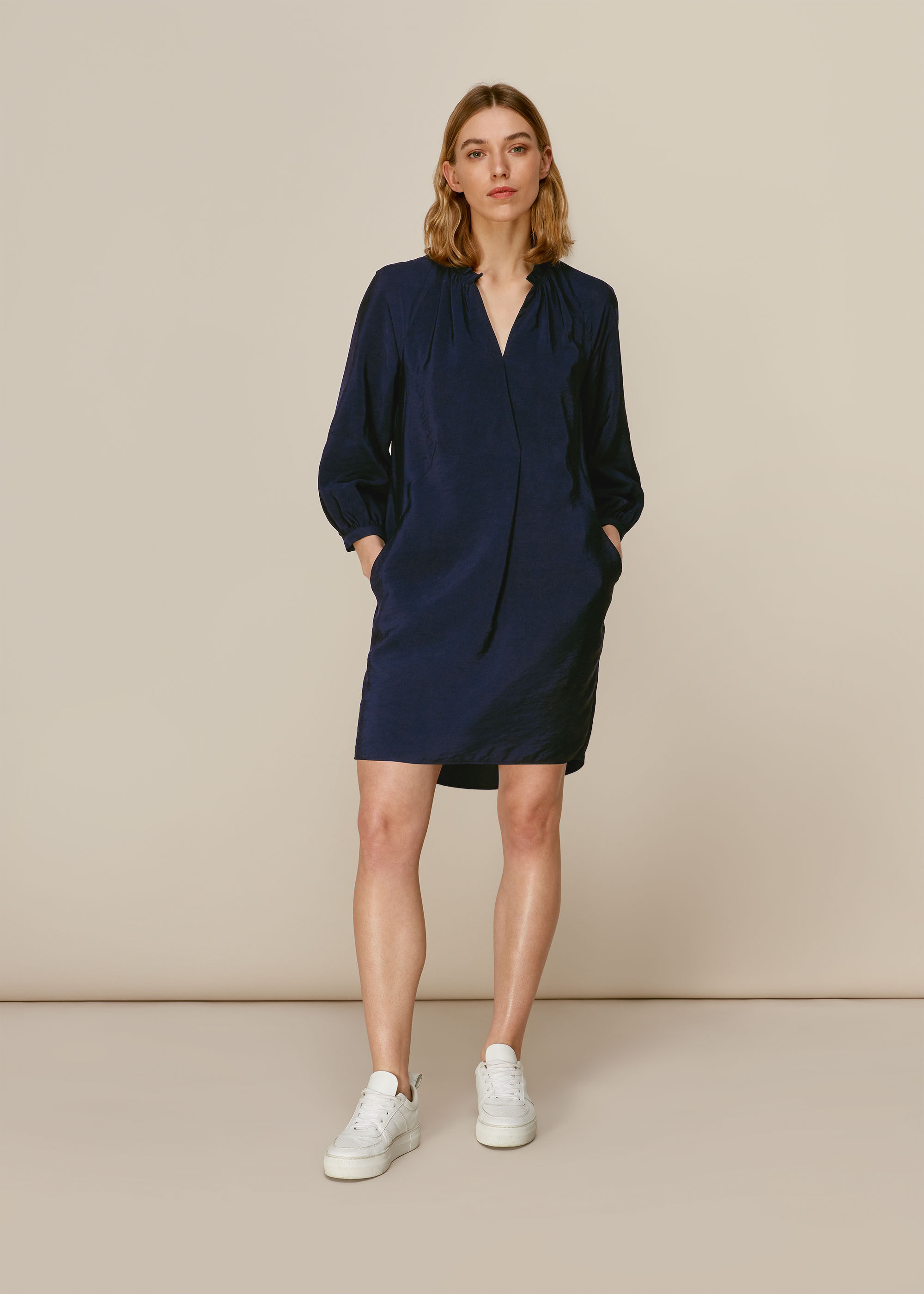 Whistles cocoon dress top
