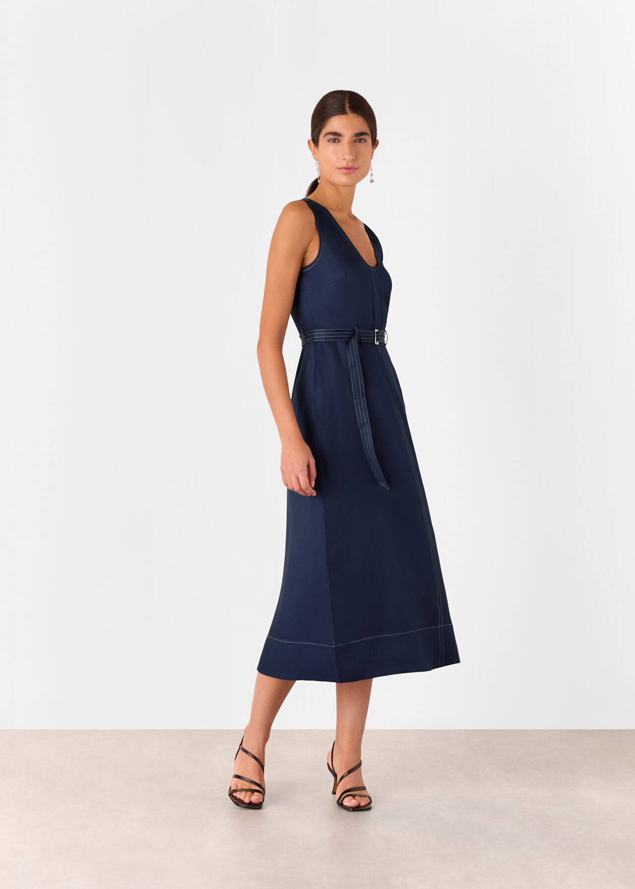 Karina Sleeveless Midi Dress