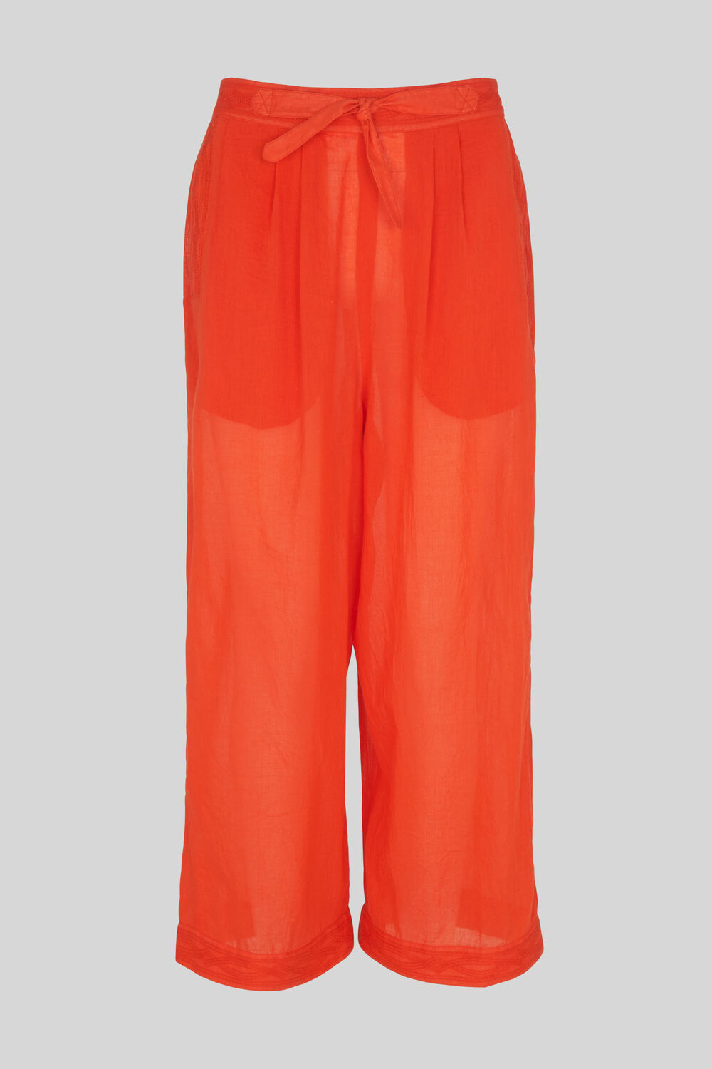 Beach Voile Trouser Red
