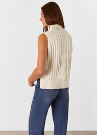 V Neck Cable Detail Tank