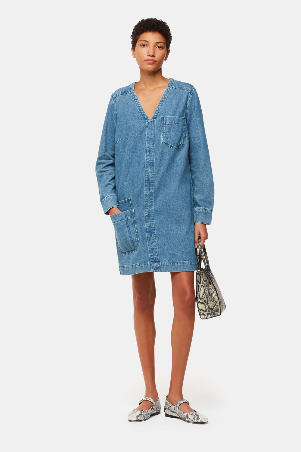 Denim Pocket Dress