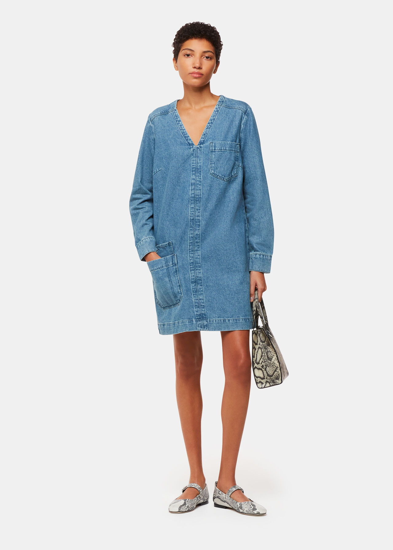 Denim Pocket Dress