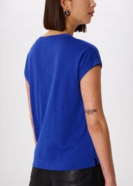 Willa V-Neck Cap Sleeve Tee