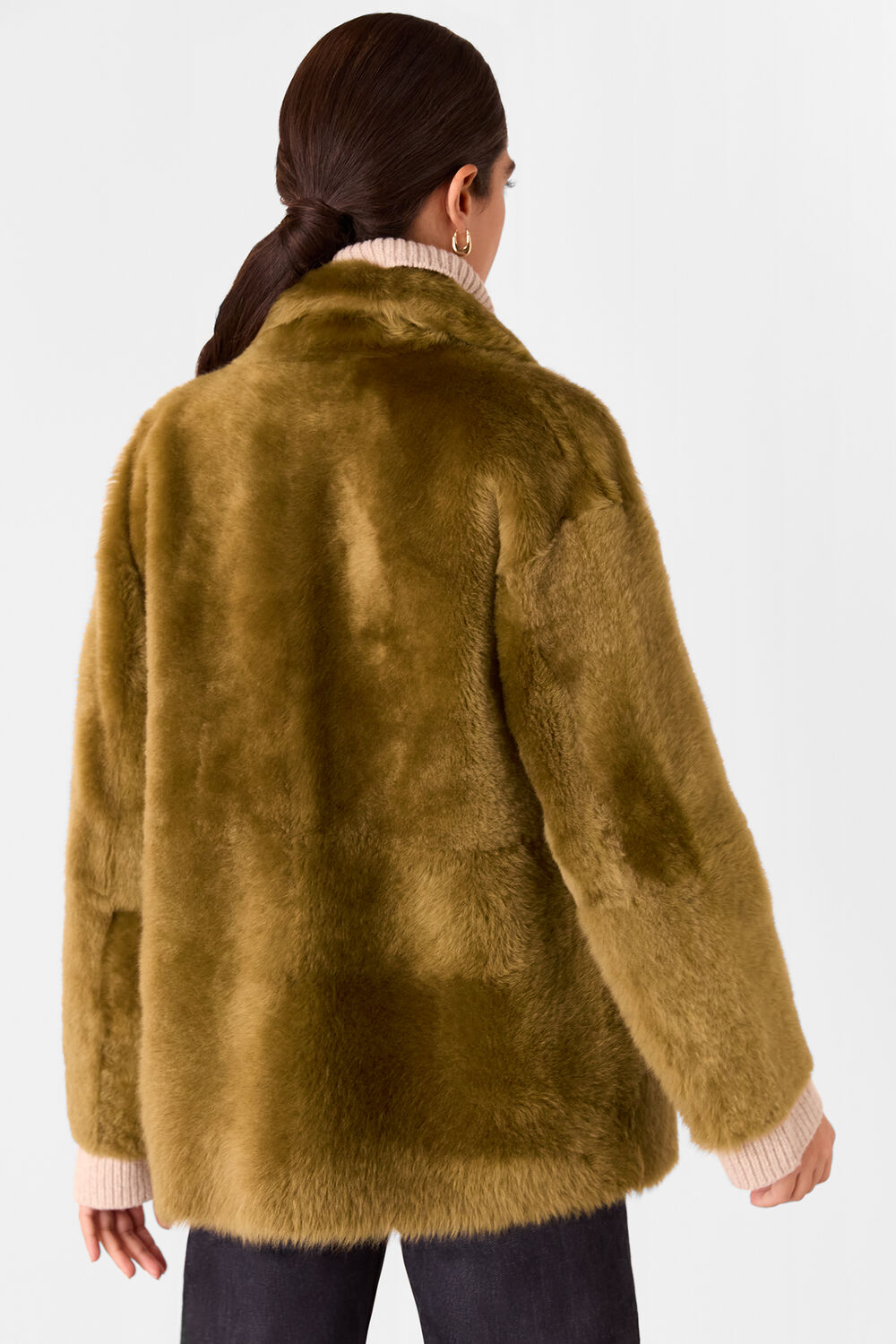 Tamina Short Shearling Coat