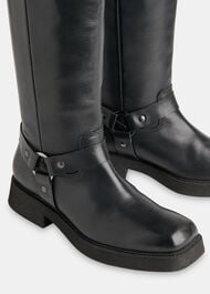 Matteo Knee High Biker Boot