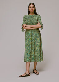 JL Ditsy Sunflower Print Dress