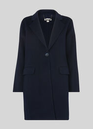 Nell Double Faced Coat Navy