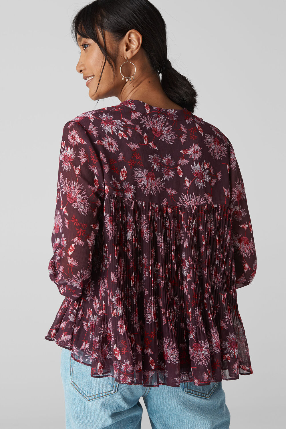 Pitti Print Blouse Pink/Multi