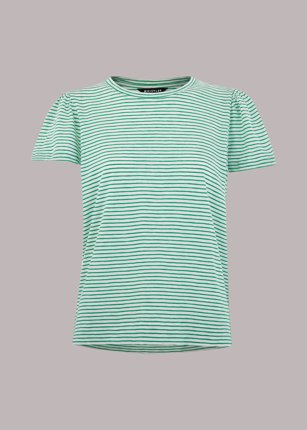 Cotton Frill Stripe T-Shirt