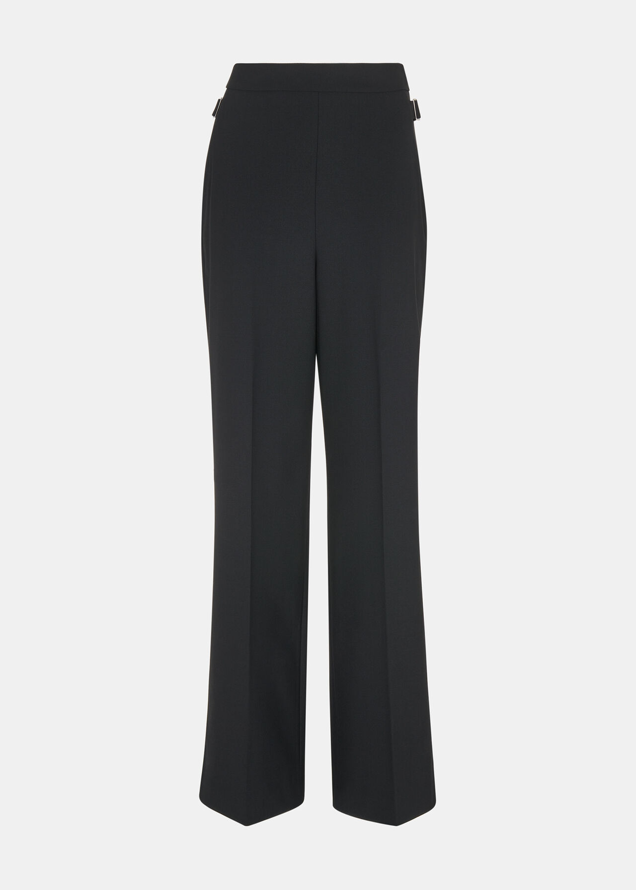 Black Sienna Wool Blend Trouser | WHISTLES