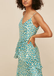 Strappy Animal Metallic Dress