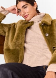 Tamina Short Shearling Coat
