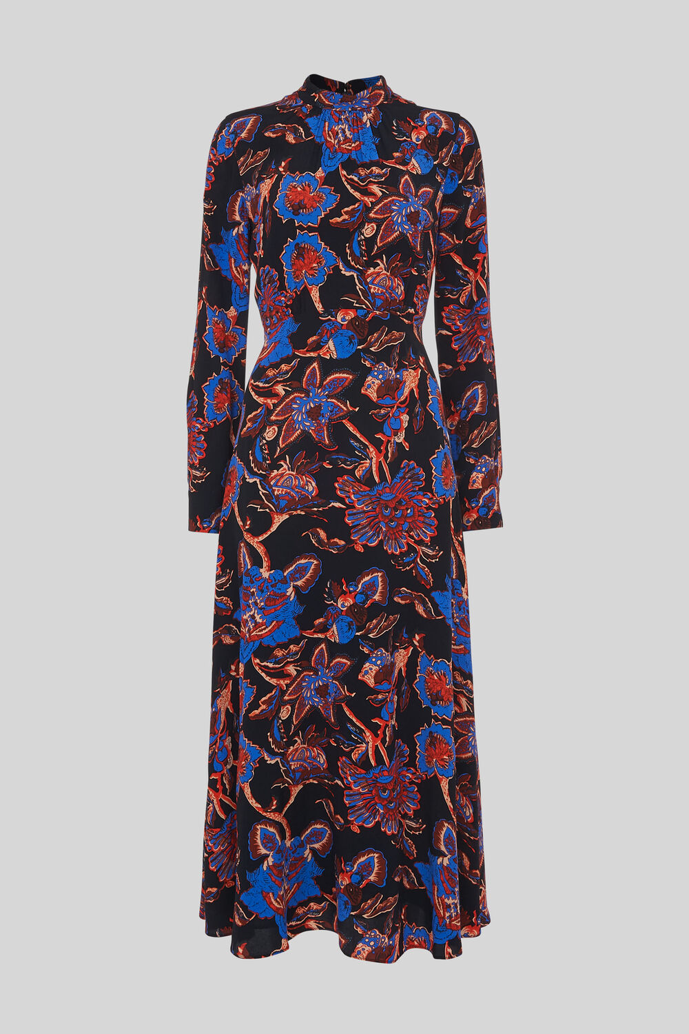 Ruby Trailing Bloom Dress Black/Multi