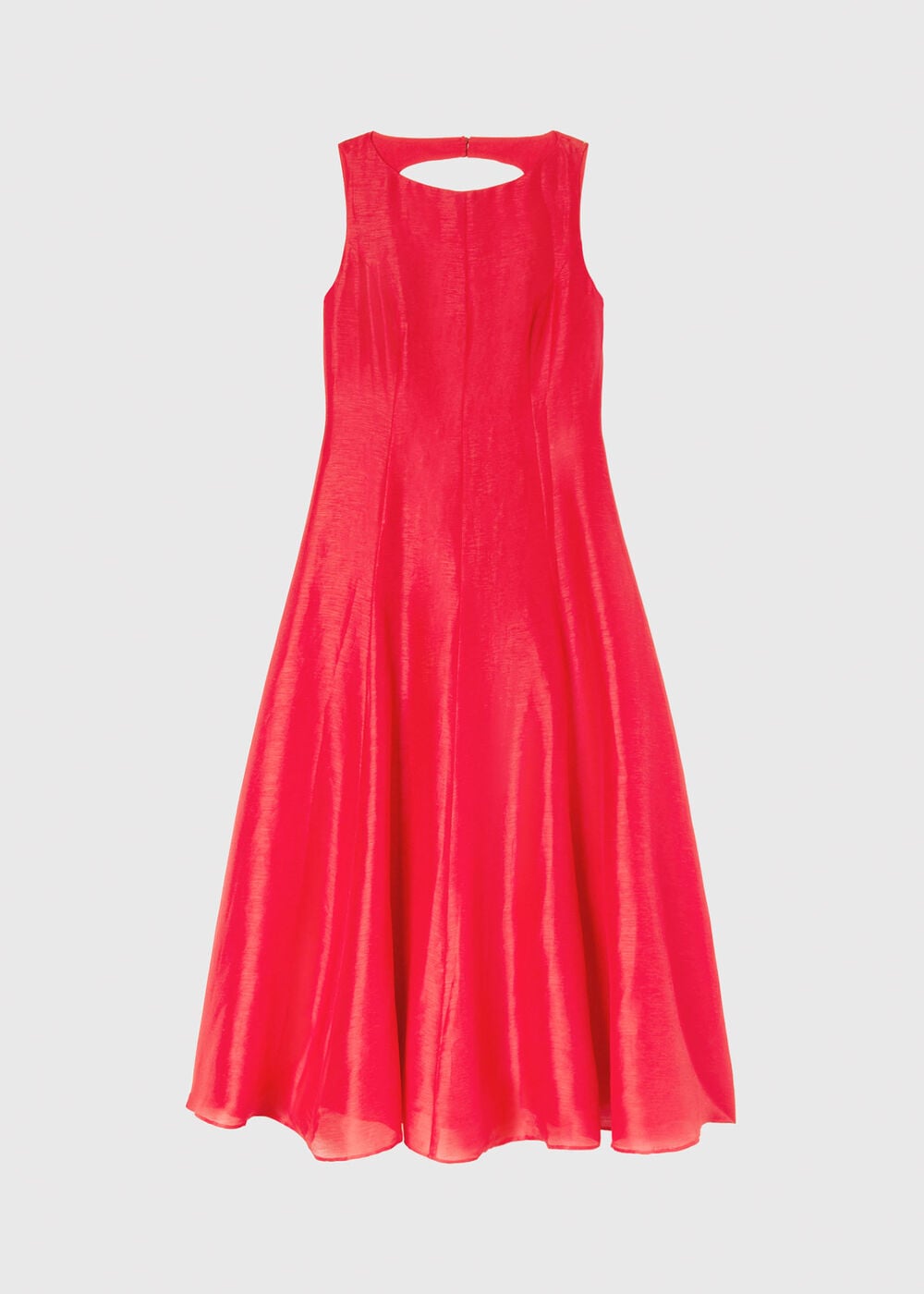 Open Back Silk Blend Dress