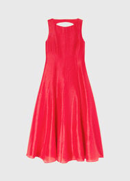 Open Back Silk Blend Dress