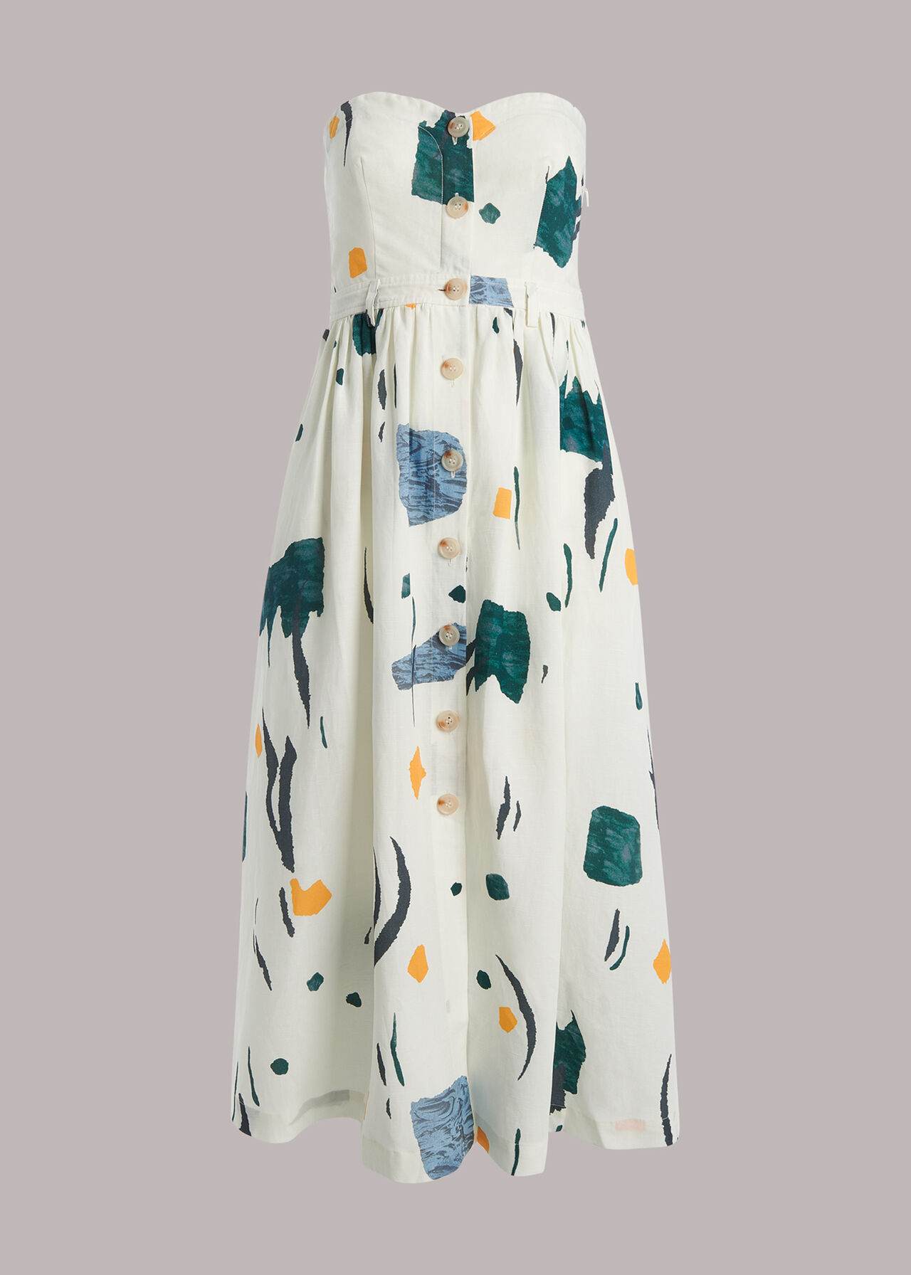 Alana Bandeau Abstract Dress