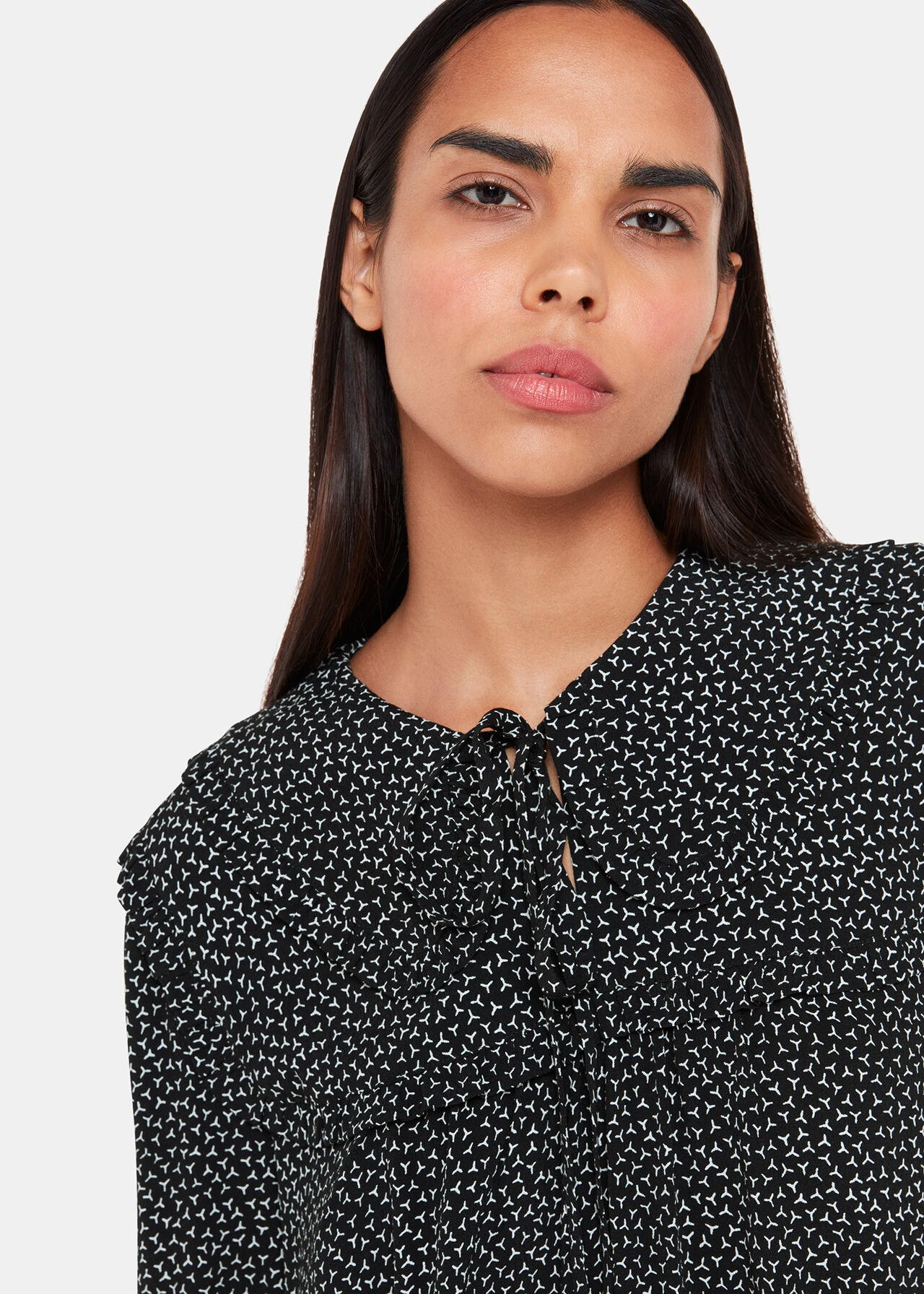 Scattered Y Saskia Collar Top