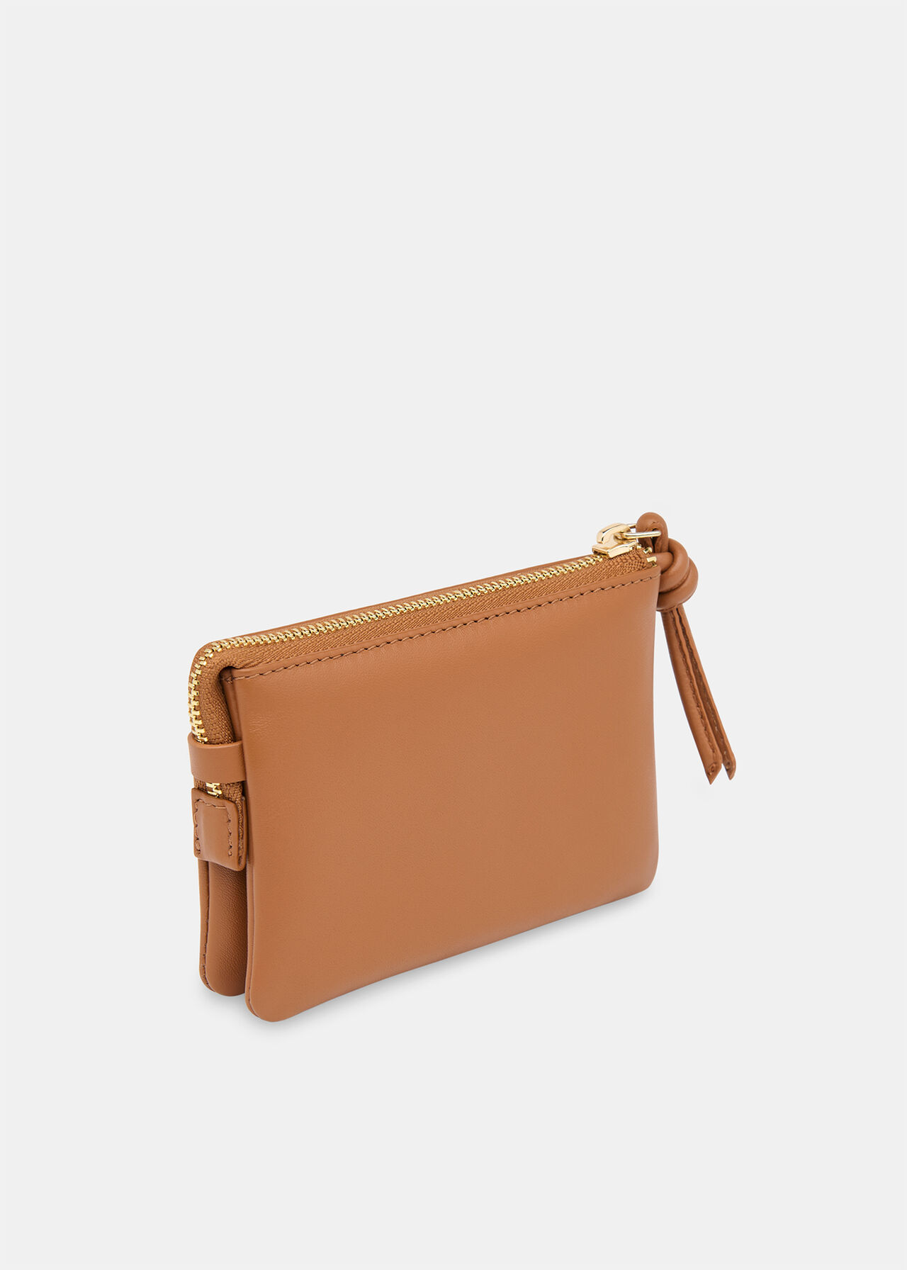 Knotted Zip Pull Purse