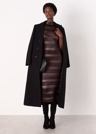 Sleeveless Plisse Midi Dress