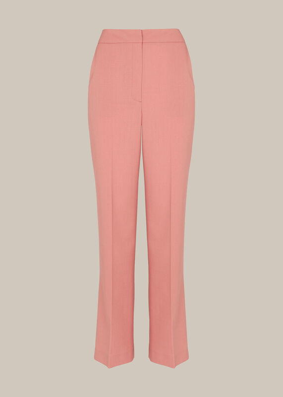 Pale Pink Aliza Tailored Pants 
