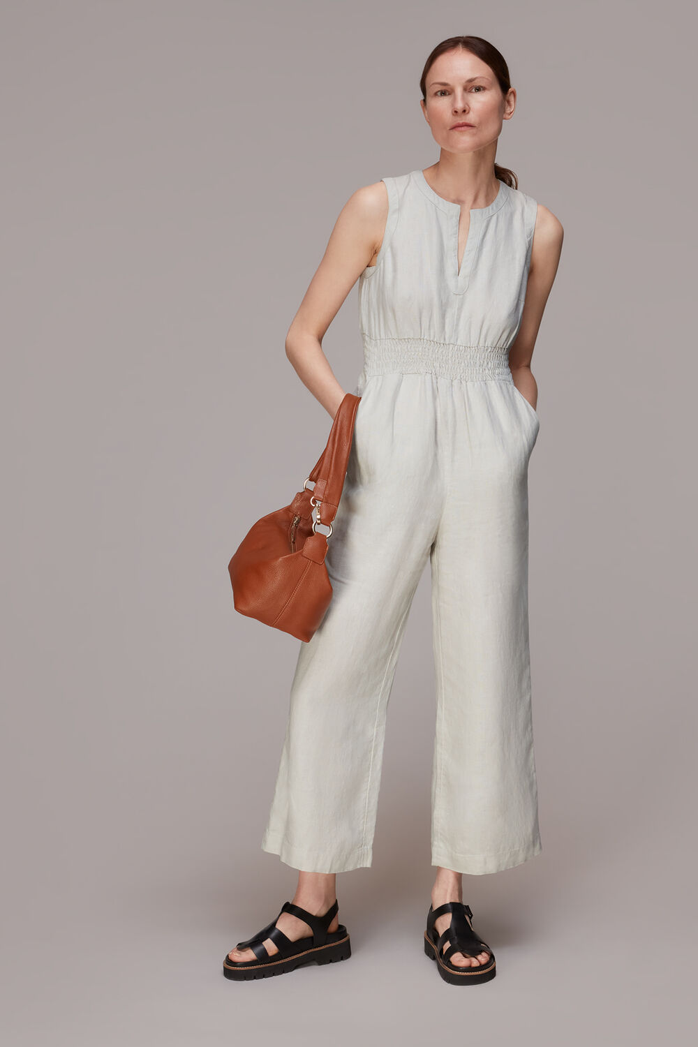 Melanie Linen Jumpsuit