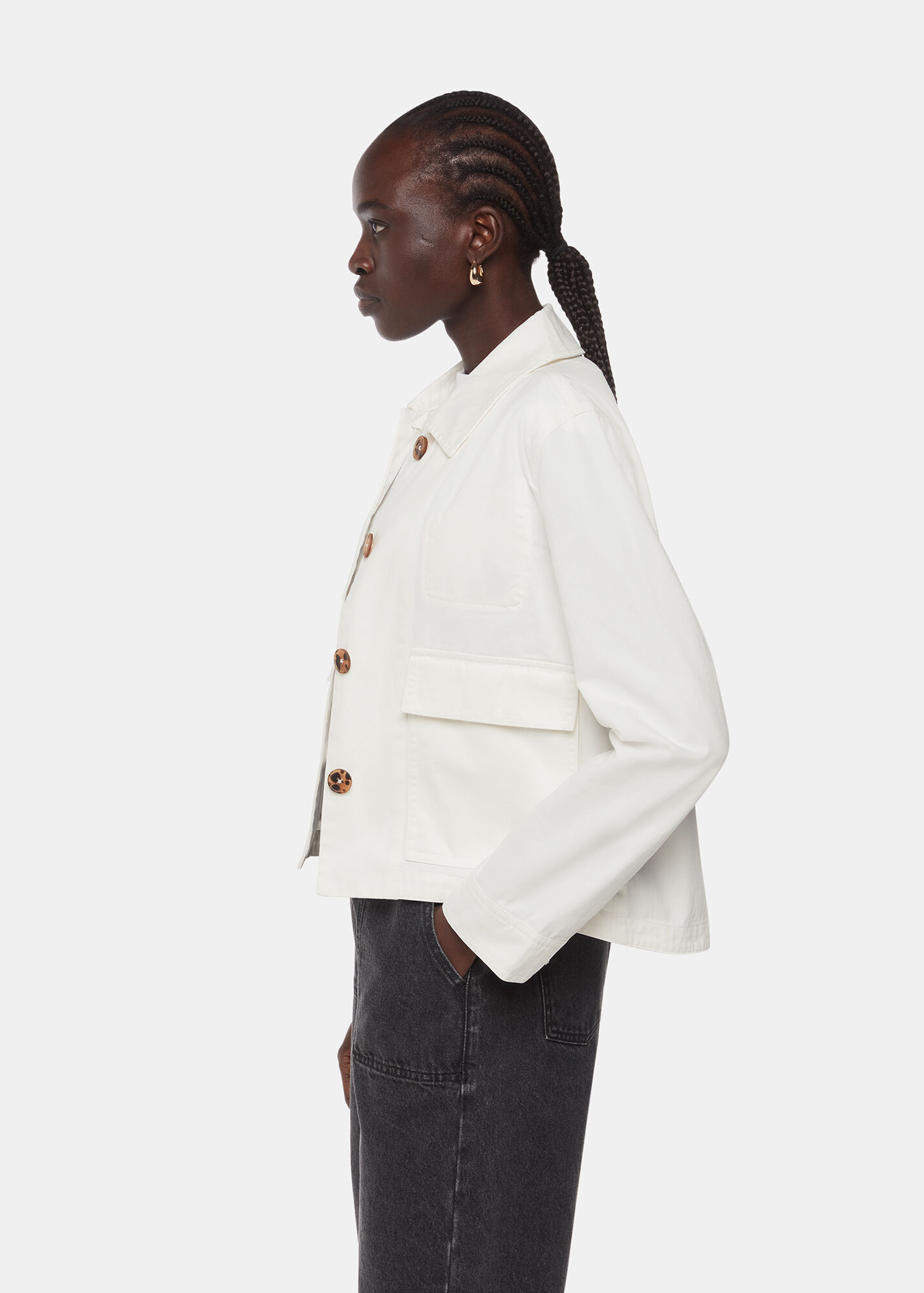 Casual white jacket 2025