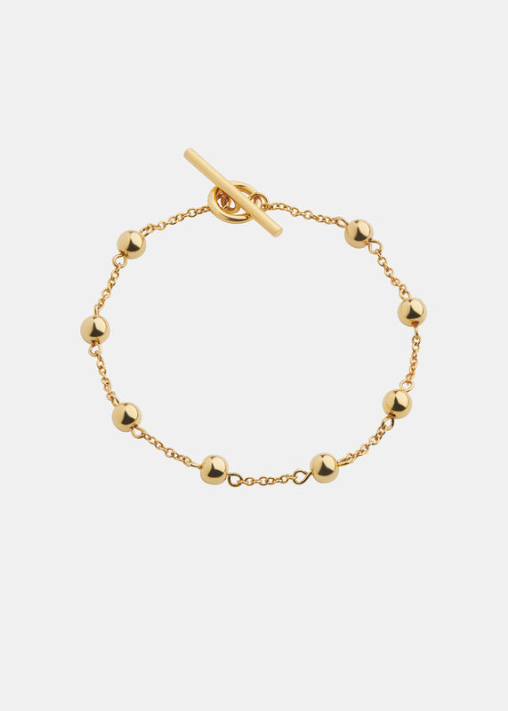 Beaded T Bar Bracelet