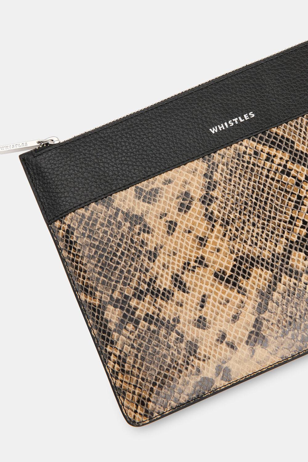 Una Snake Panel Pouch