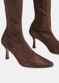 Hera Stretch Suede Boot