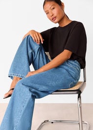 Petite Relaxed Straight Leg Jean