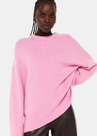 Textured Boyfriend Crew Neck