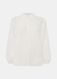 Textured Relaxed Viscose Shirt