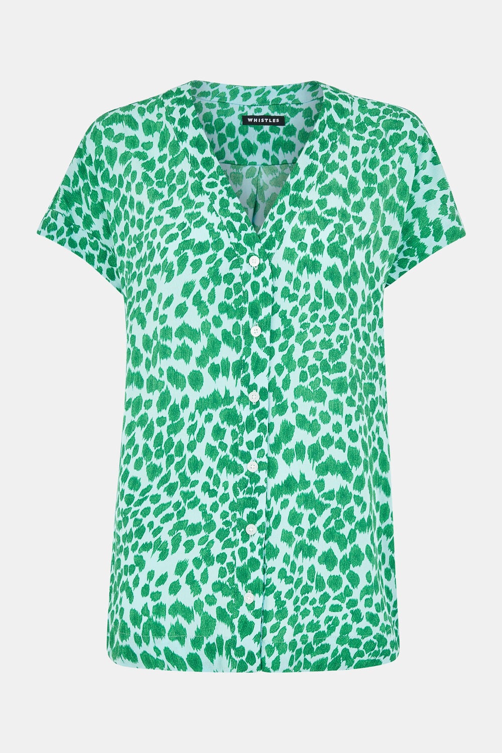 Smooth Leopard Print Blouse