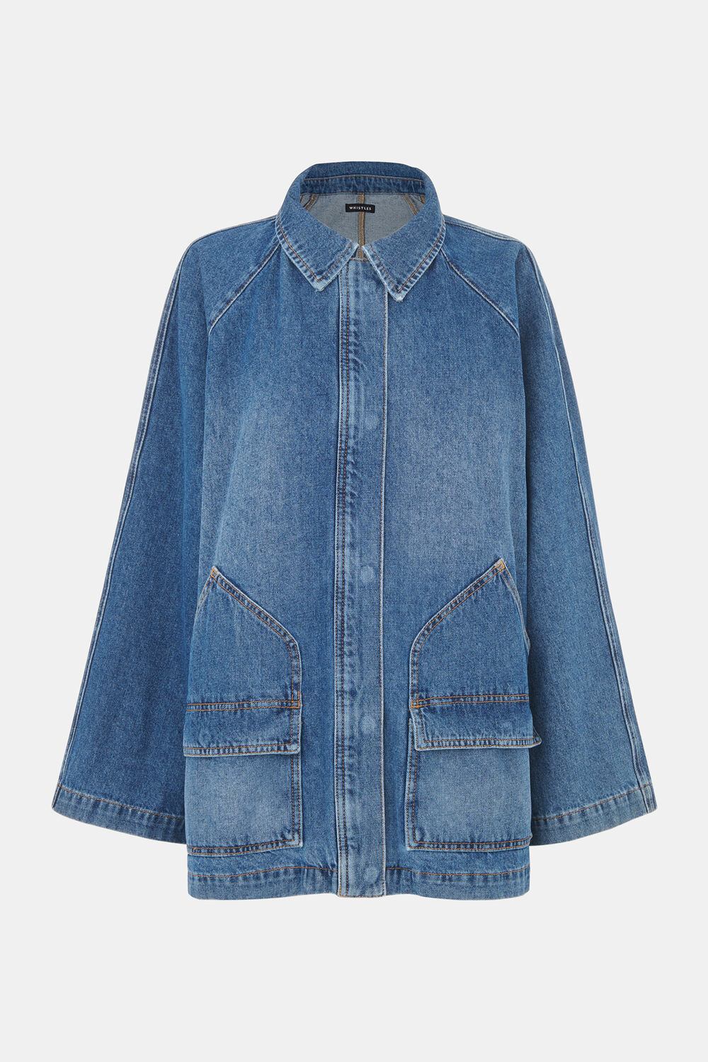Flare Sleeve Denim Jacket