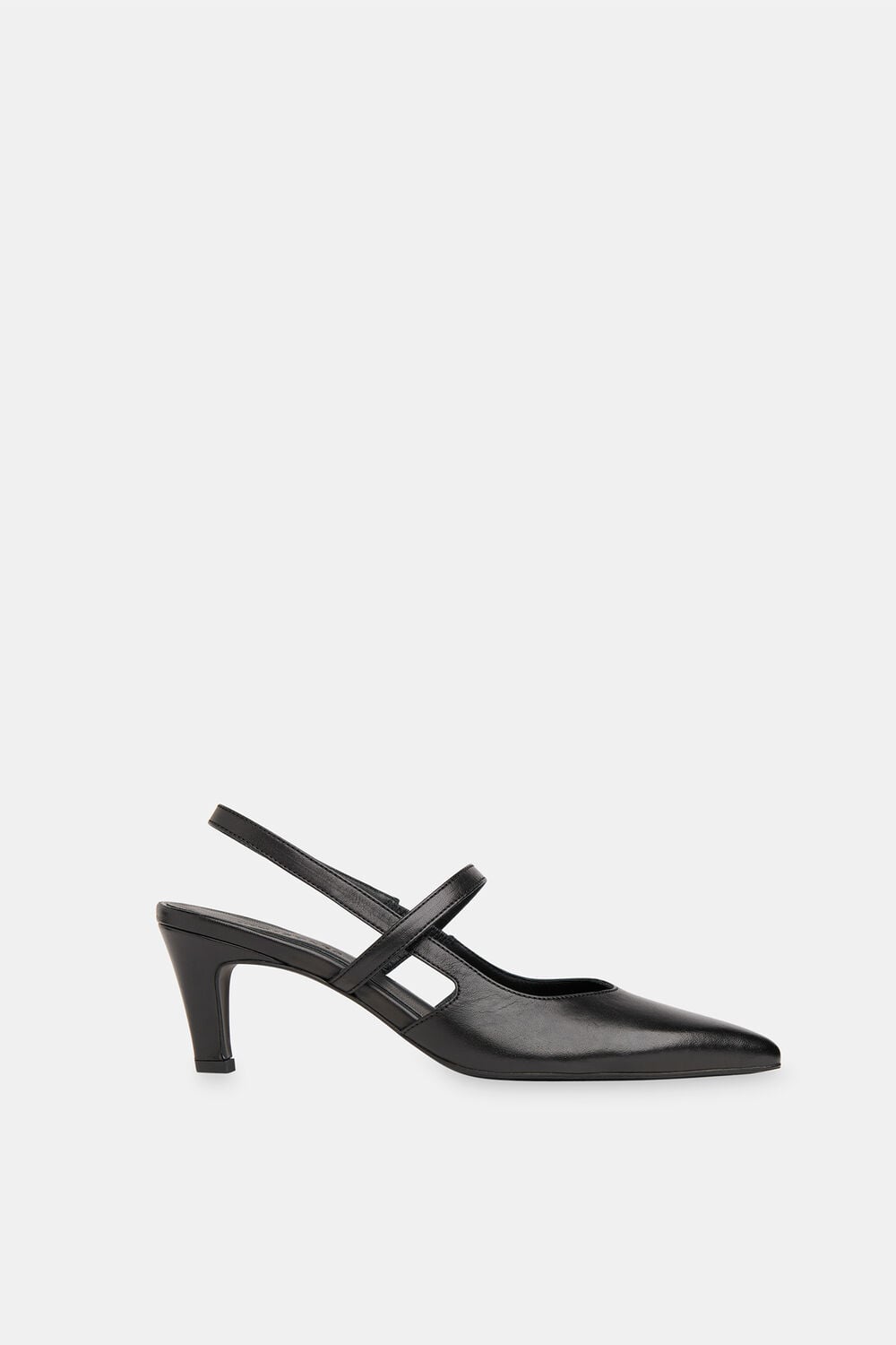 Black Cecily Slingback Heel