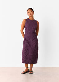 Petite Lori Textured Midi Dress