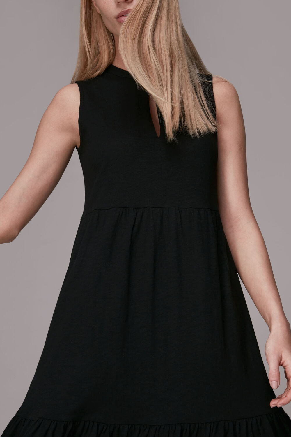 Tiered Jersey Dress