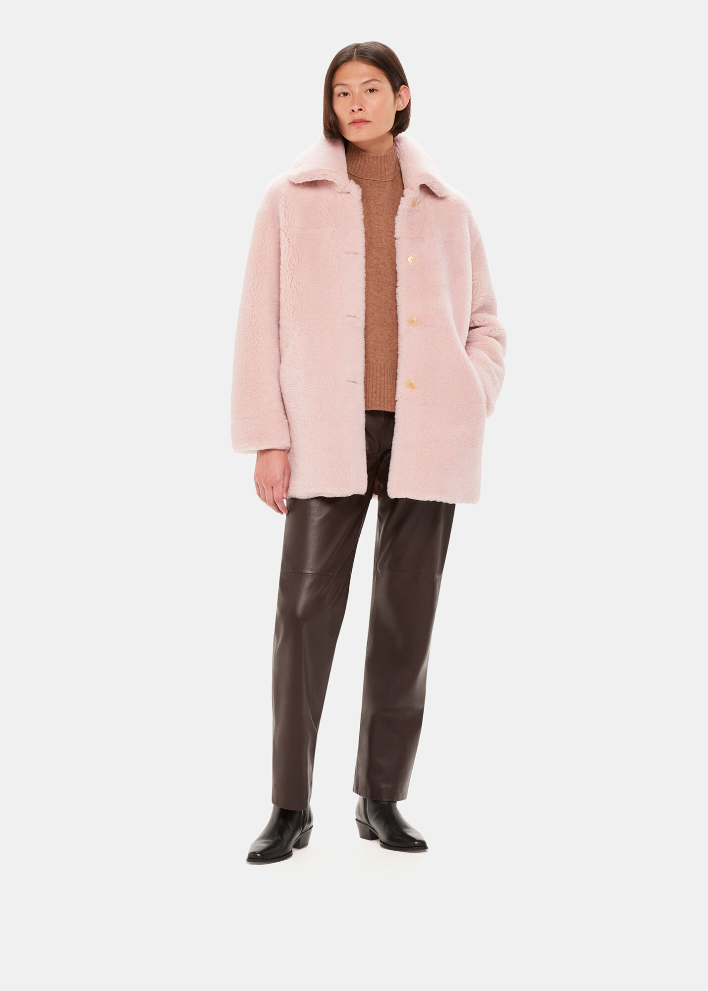 Whistles pink coat cheap