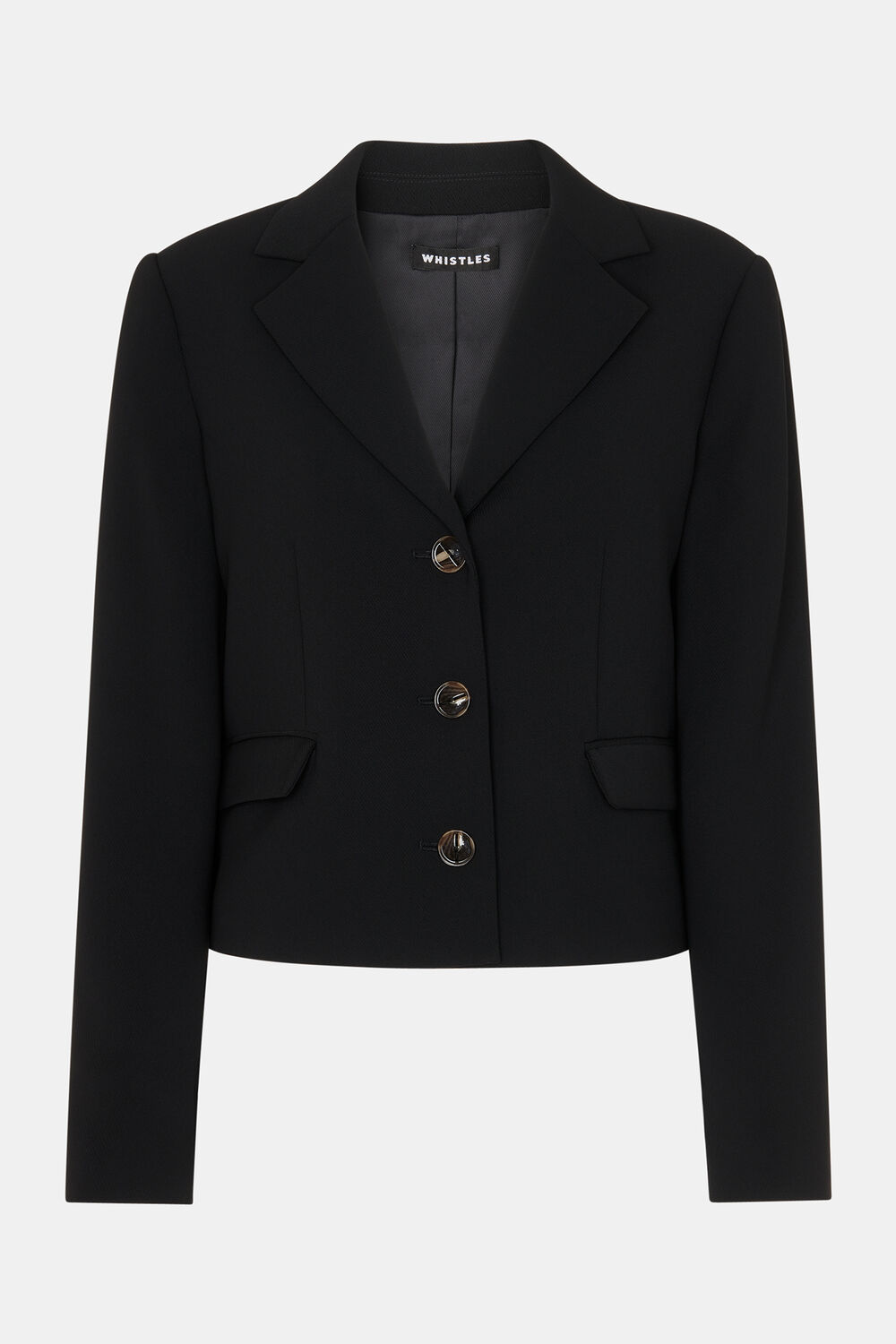 Tailored Short Crepe Blazer