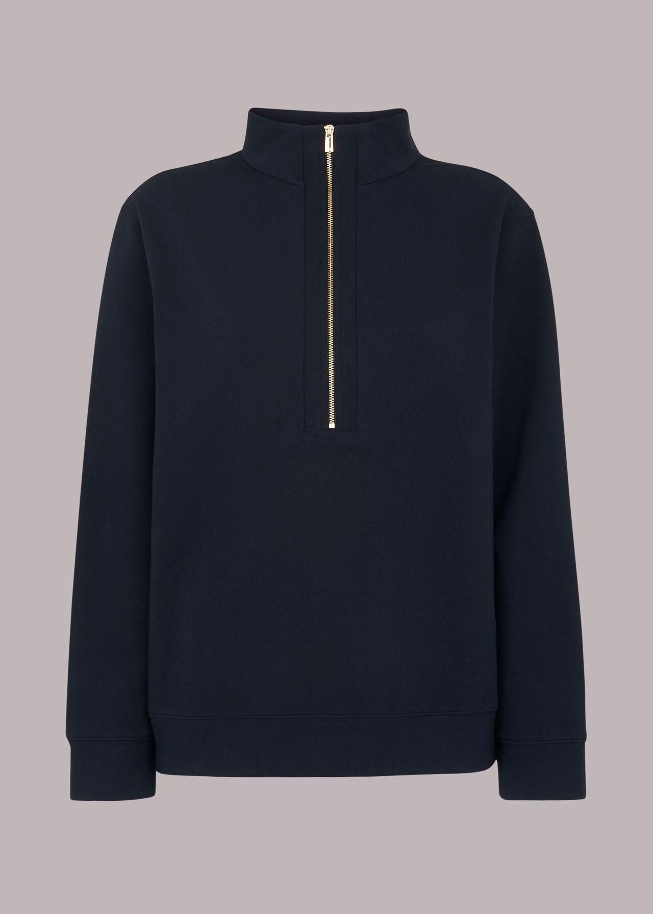 Zip Neck Sweatshirt