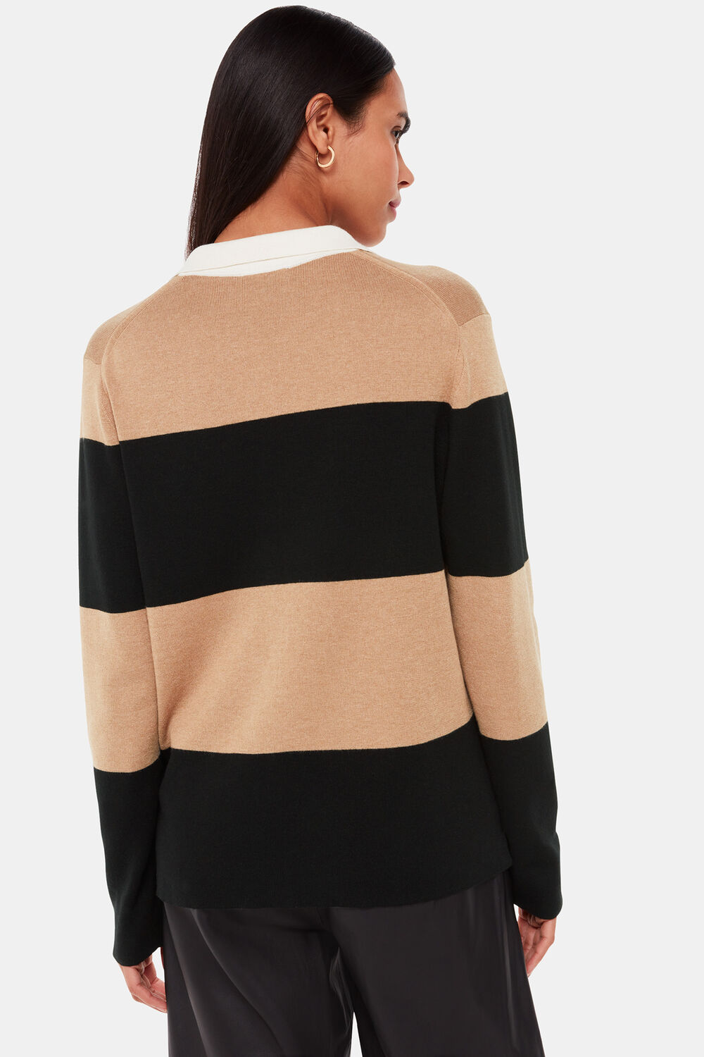 Stripe Rugby Knitted Shirt