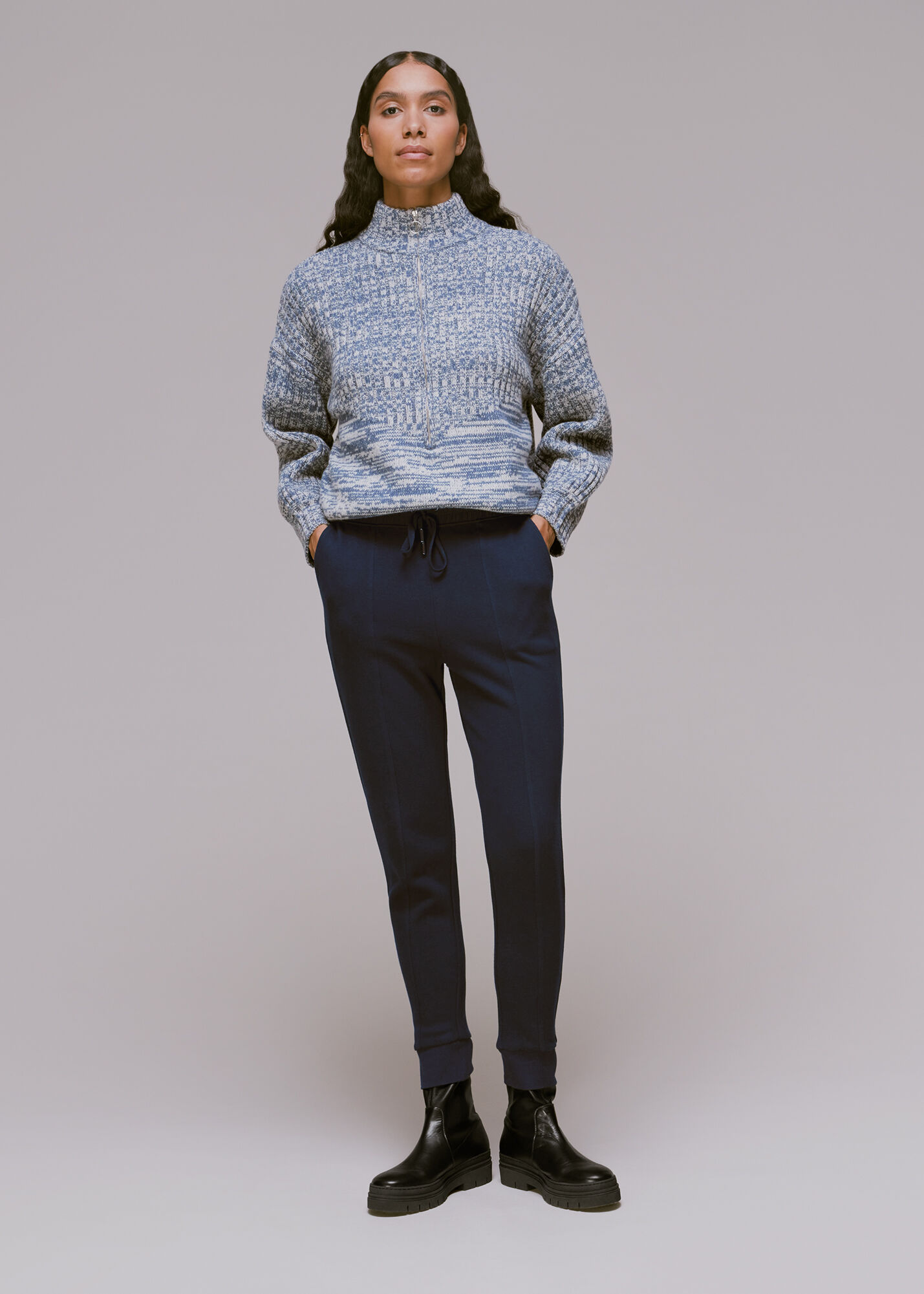 Navy deals joggers outfit