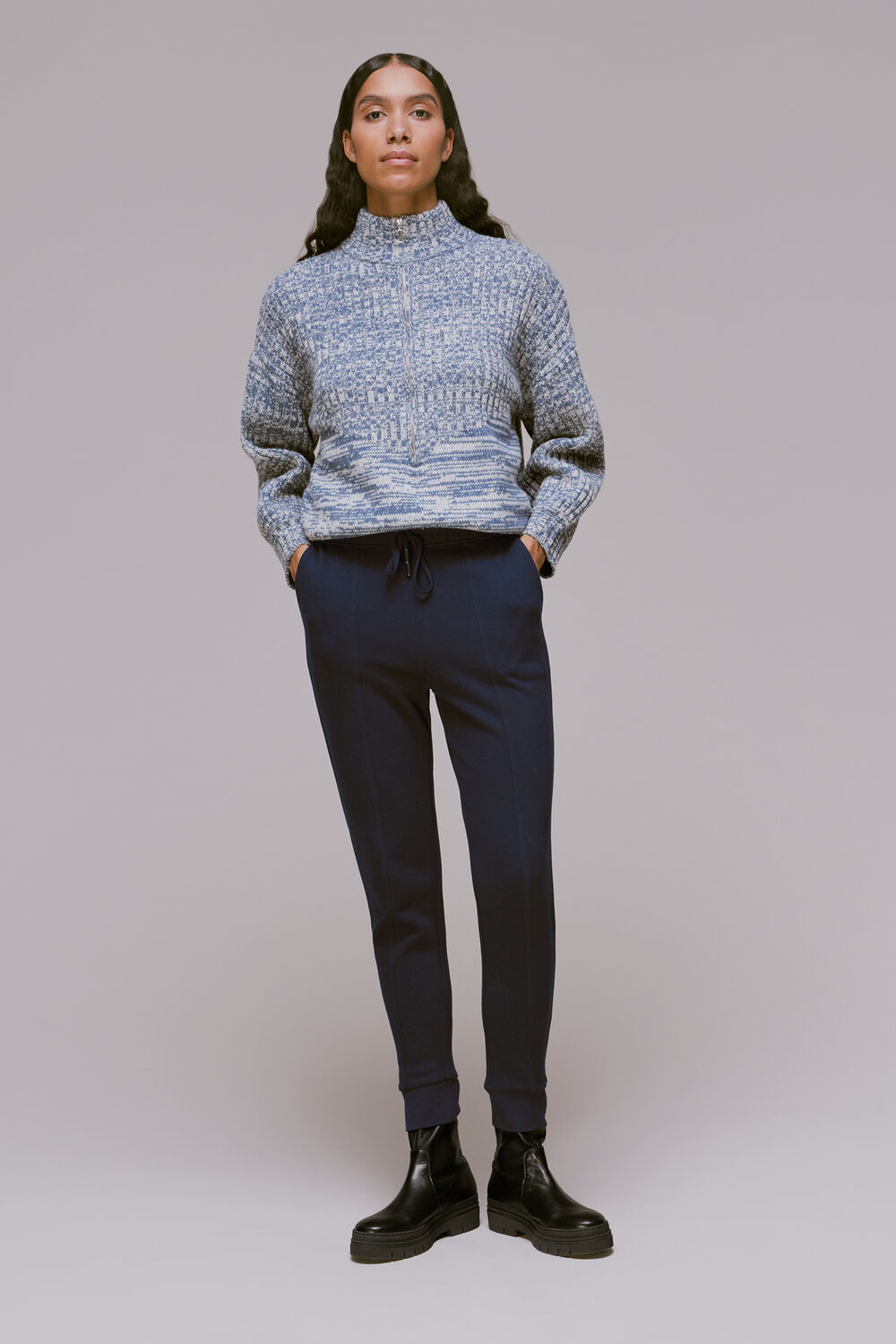 Navy Easy Jersey Jogger